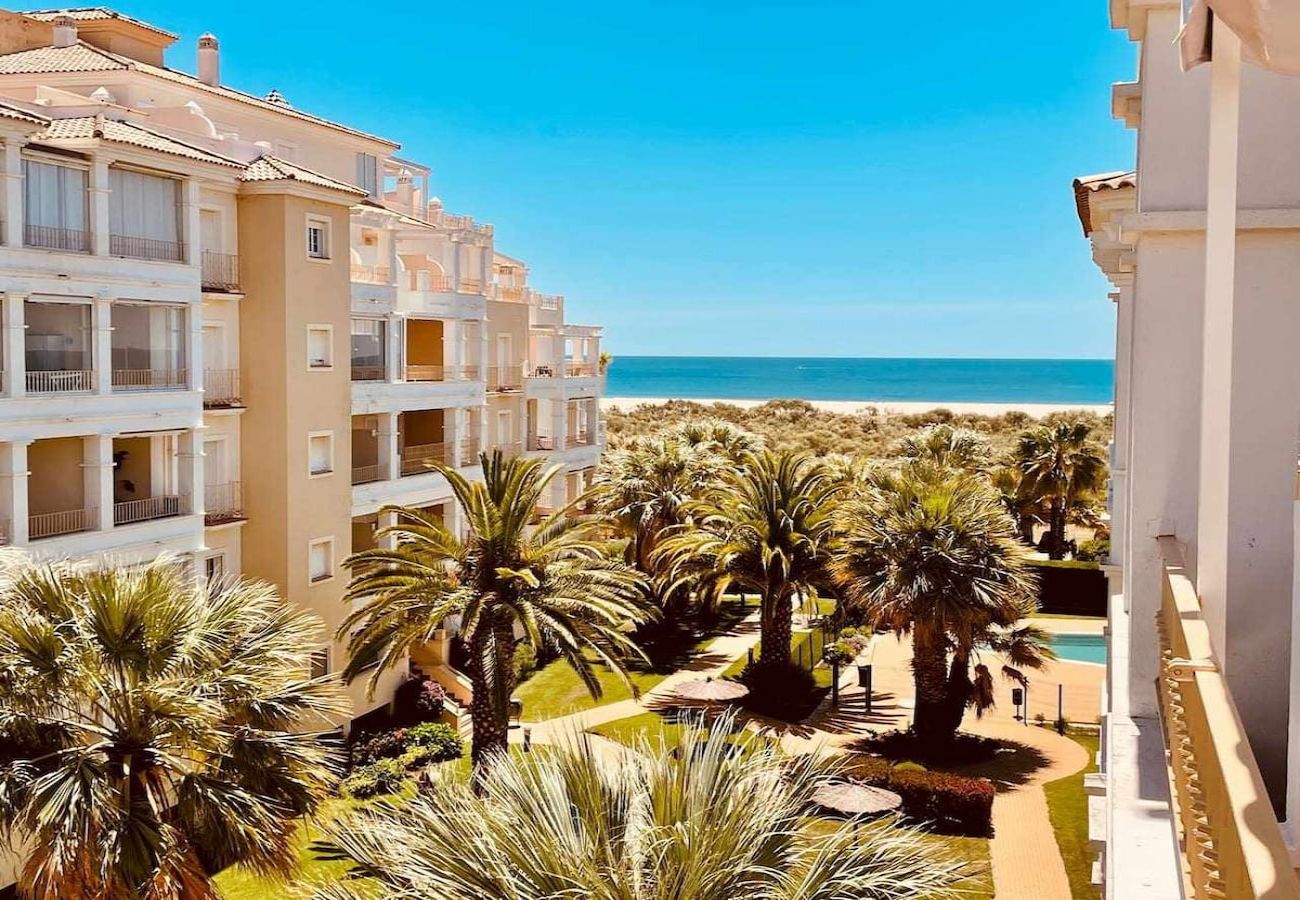 Apartamento en Punta del Moral - Las Dunas, T1 Apartamento con terraza y vistas al mar