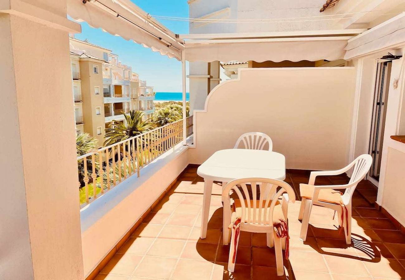 Apartamento en Punta del Moral - Las Dunas, T1 Apartamento con terraza y vistas al mar