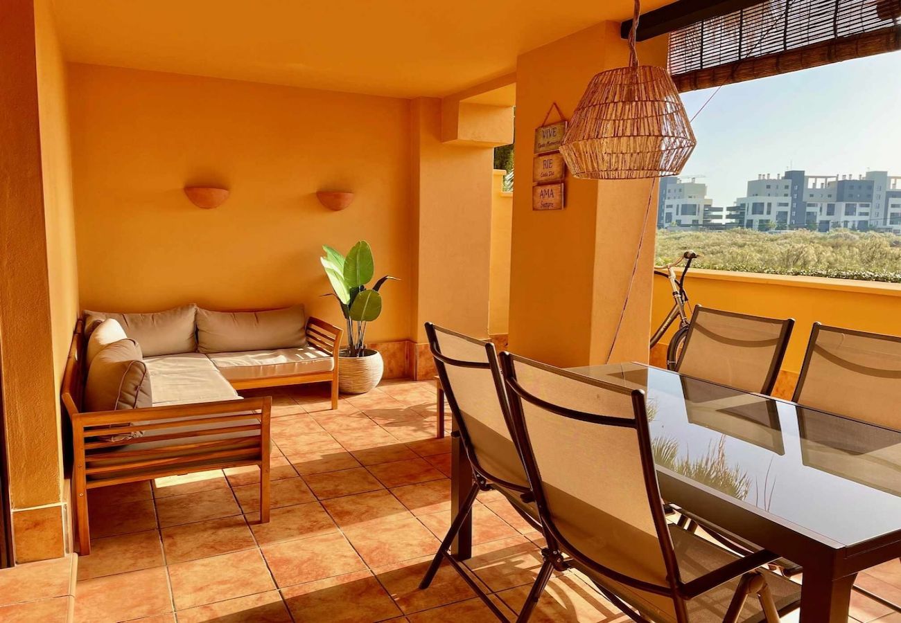 Apartamento en Isla Canela - Los Albatros, bajo con 2 dormitorios con vistas al jardín