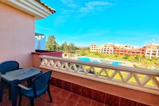 Apartamento en Isla Canela - Rincón del Gol III, Ático con vistas a la piscina y jardines