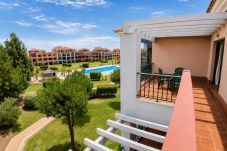 Apartamento en Isla Canela - Rincón del Gol III, Ático con vistas a la piscina y jardines