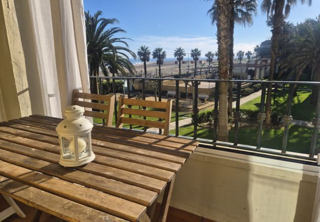 Apartamento en Ayamonte - Alcaraván T1-T2, con vistas al mar, jardín y piscina