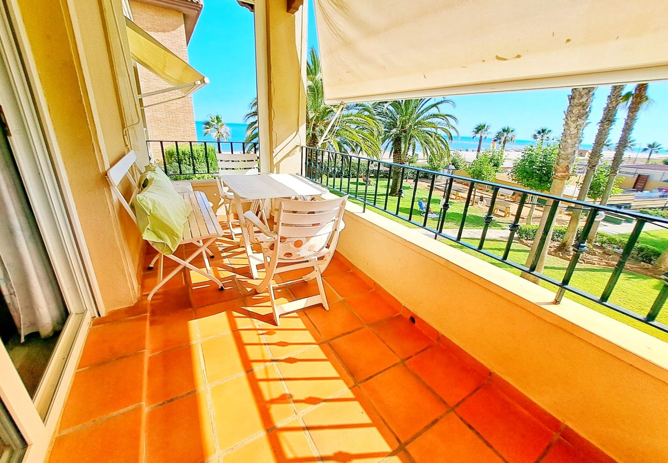 Apartamento en Ayamonte - Alcaraván T1-T2, con vistas al mar, jardín y piscina