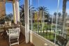 Apartamento en Ayamonte - Alcaraván T1-T2, con vistas al mar, jardín y piscina