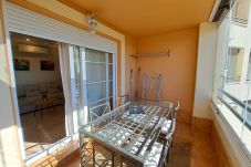 Apartamento en Ayamonte - Las Marismas T1 - Terraza con vistas a la piscina